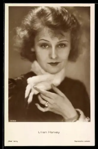 AK Schauspielerin Lilian Harvey, Portrait