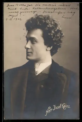 AK Schauspieler Josef Kainz im Profil