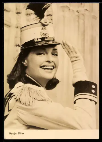 AK Schauspielerin Nadja Tiller in einer Filmszene