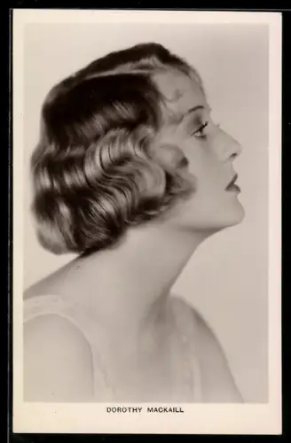 AK Schauspielerin Dorothy Mackaill im Profil