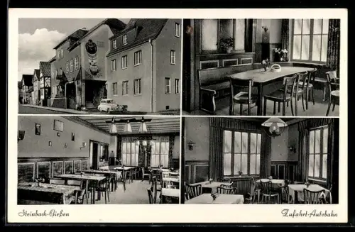 AK Steinbach-Giessen, Gasthaus Einhorn zur Tante Anna