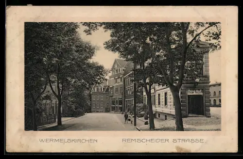 AK Wermelskirchen, Partie in der Remscheider Strasse