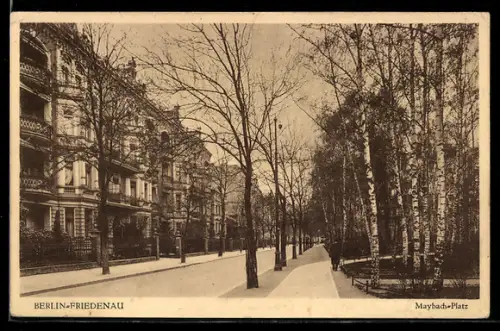 AK Berlin-Friedenau, Maybach-Platz