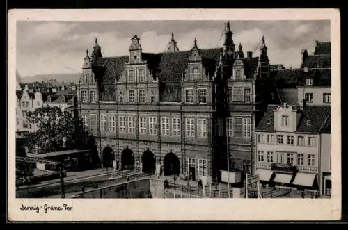 AK Danzig / Gdansk, Grünes Tor