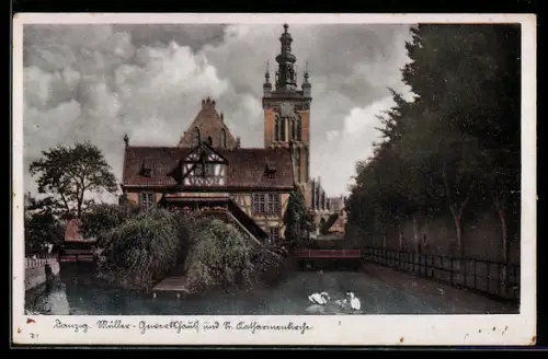 AK Danzig, St. Katharinenkirche