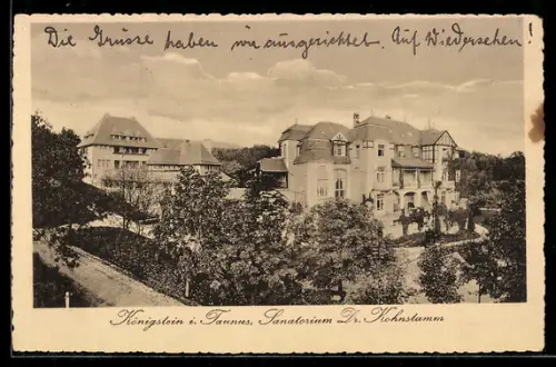 AK Königstein i. Taunus, Sanatorium Dr. Kohnstamm
