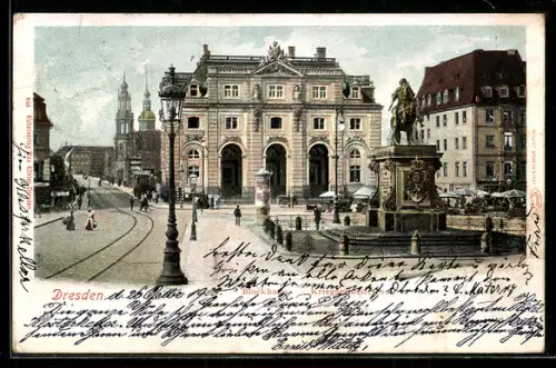 AK Dresden-Neustadt, Blockhaus und Kriegsministerium