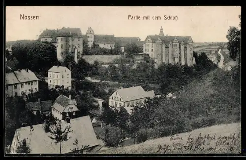 AK Nossen, Partie mit dem Schloss