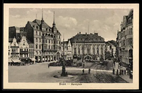 AK Bonn, Marktplatz