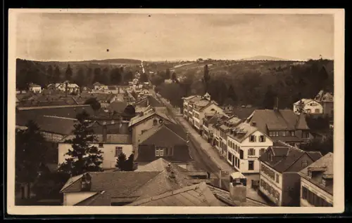 AK Bad Soden a. T., Blick vom Grand Hotel auf Stadt und Umgebung