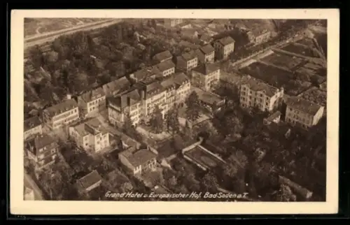 AK Bad Soden a. T., Grand Hotel u. Europäischer Hof