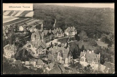 AK Königstein i. Taunus, Blick auf das Offizierheim Taunus aus der Vogelschau