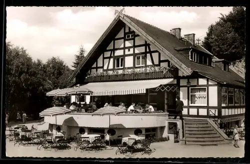 AK Königstein i. Taunus, Café zum Fröhlichen Landmann