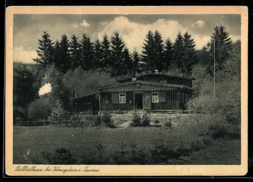 AK Königstein i. T., Ansicht vom Billtalhaus, TV die Naturfreunde