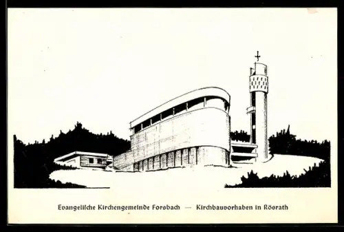 AK Rösrath, Kirchbauvorhaben in Rösrath, Evangelische Kirchengemeinde Forsbach