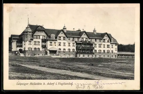 AK Adorf i. Vogtld., Leipziger Heilstätte