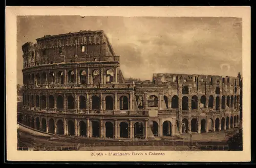 AK Roma, L` anfiteatro Flavio o Colosseo