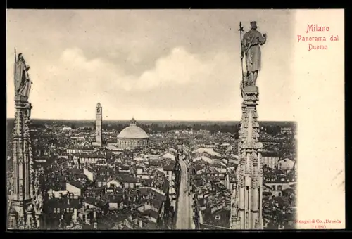 AK Milano, Panorama dal Duomo