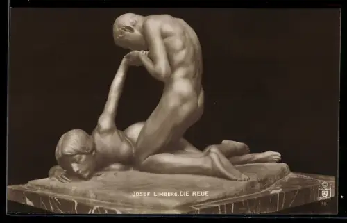 AK Plastik Die Reue von Josef Limburg