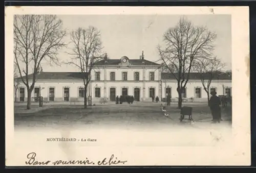 AK Montbéliard, La Gare