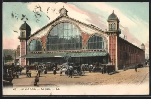 AK Le Havre, La Gare
