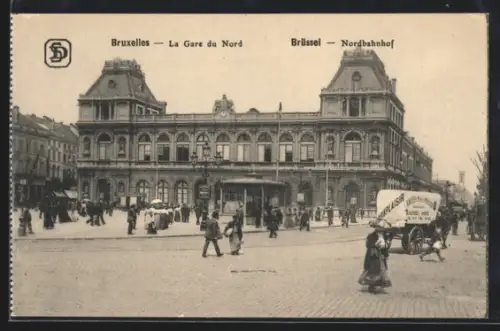 AK Bruxelles, La Gare du Nord
