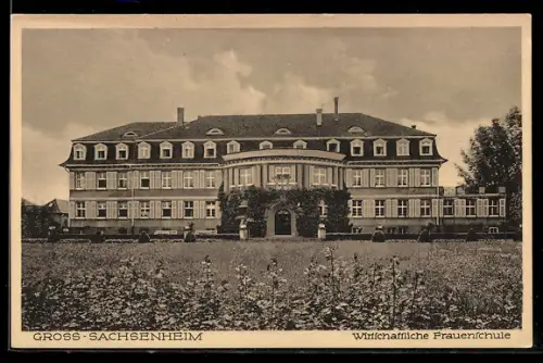 AK Gross-Sachsenheim, Wirtschaftliche Frauenschule