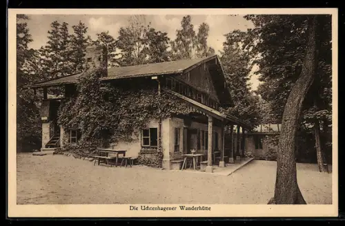 AK Uchtenhagen, Blick zur Uchtenhagener Wanderhütte