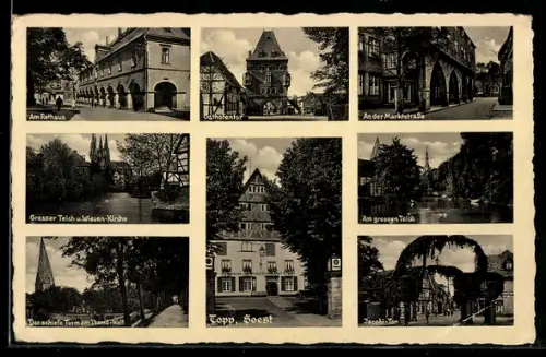 AK Soest, Osthofentor, Jacobi-Tor, Altdeutsche Gaststätte Topp, Inh. F. Pantwich