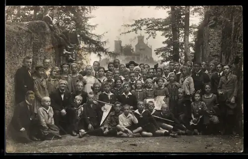 Foto-AK Lüneburg, Musterturnschule 1922, MTV Lüneburg