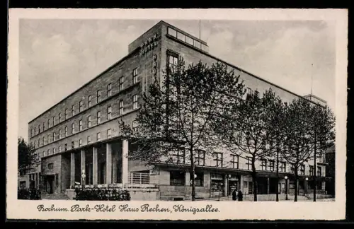 AK Bochum, Park-Hotel Haus Rechen, Königsallee