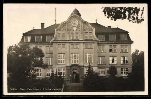 AK Gotha, Bau-, Gewerbe- und Landwirtschafts-Schule