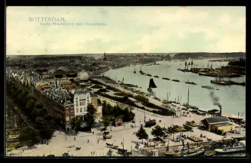 AK Rotterdam, Oude Hoofdplein met Oosterkade