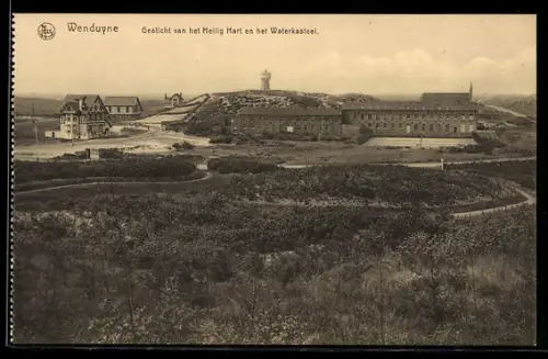AK Wenduyne, Gezicht van het Heilig Hart en het Waterkasteel