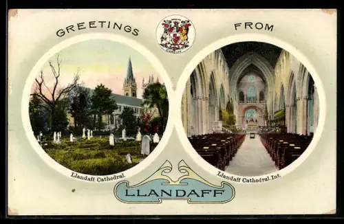 AK Llandaff, Llandaff Cathedral, Interior and Exterior