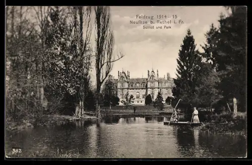 AK Neuflize b. Rethel i. Fr., Schloss und Park