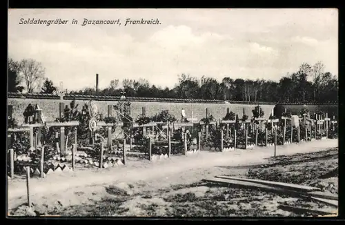 AK Bazancourt, Soldatengräber