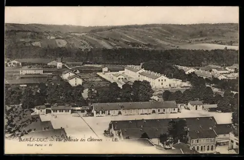 AK Bar-le-Duc, Vue générale des Casernes