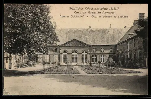 AK Cons-la-Granville /Longwy, Cour intérieure du château
