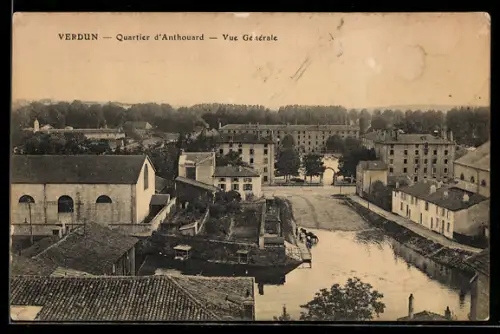 AK Verdun, Quartier d`Anthaourad, Vue Générale