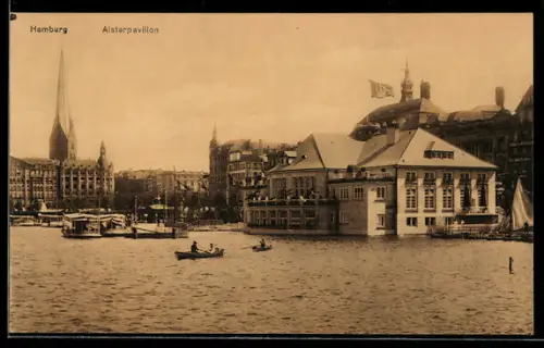 AK Hamburg-Neustadt, Alsterpavillon