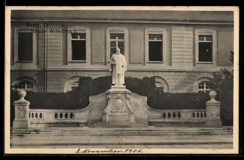 AK Bonn, Denkmal Kaiser Wilhelm I