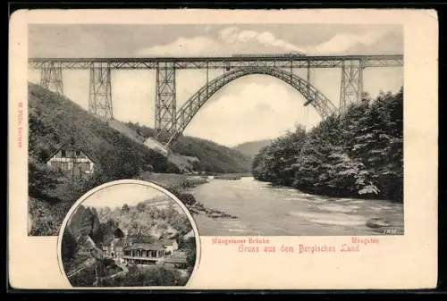 AK Müngsten, Müngstener Brücke, Gebäude