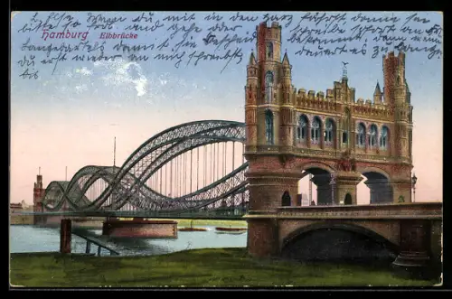 AK Hamburg-Rothenburgsort, Elbbrücke