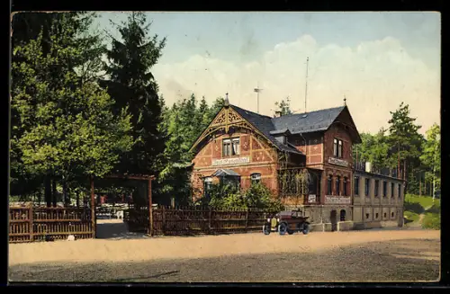 AK Netzschkau, Hotel Bad Rosenthal von Herbert Trommer