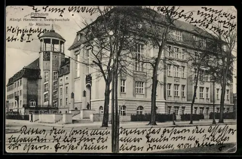 AK Potsdam, Königliche Handels- und Gewerbeschule für Mädchen