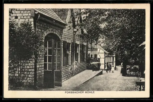 AK Forbach, Forsbacher Mühle mit Kindern