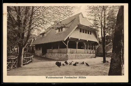 AK Forsbach, Waldrestaurant Forsbacher Mühle