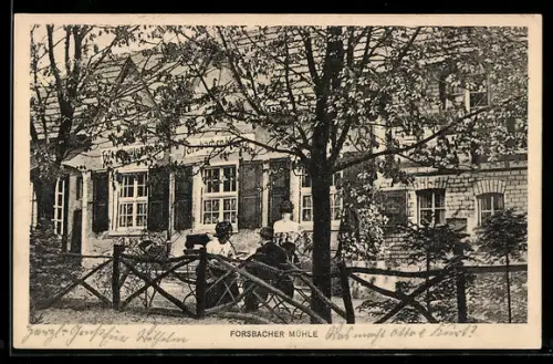 AK Forsbach, Gasthaus Forsbacher Mühle Hubert Lehmann
