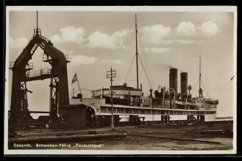 AK Sassnitz, Schweden-Fähre Deutschland